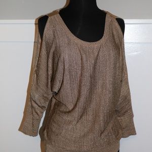 Macy's INC Gold Sweater Large L